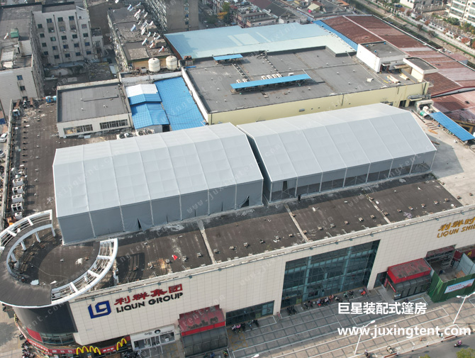 揚州樓頂體育篷房 籃球、羽毛球篷房場館